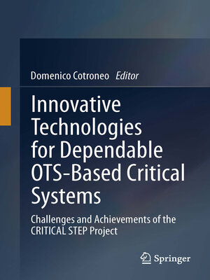 cover image of Innovative Technologies for Dependable OTS-Based Critical Systems